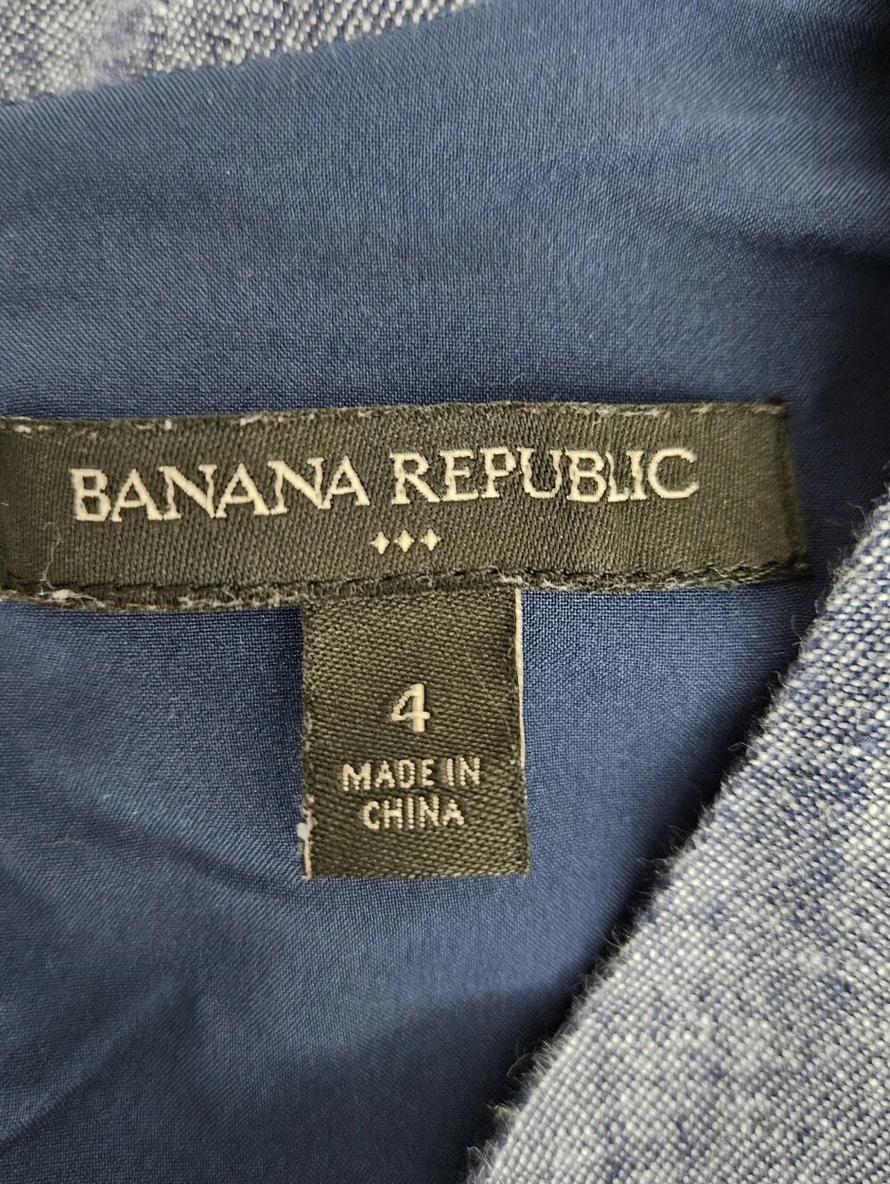 Banana Republic Pleated Wide Leg Jumpsuit Linen Blue Sleeveless Cropped Romper 4